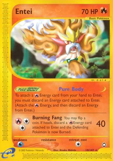 Entei 10/147-Kantocards