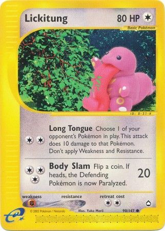Lickitung 90/147-Kantocards