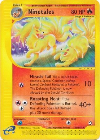 Ninetales 25/147-Kantocards