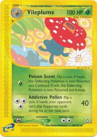 Vileplume 43/147-Kantocards