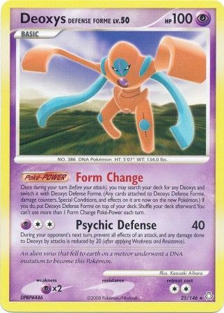 Deoxys Defense Forme 25/146-Kantocards