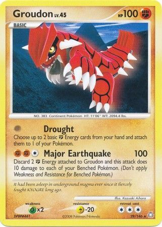 Groudon 29/146-Kantocards