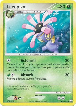 Lileep 105/146-Kantocards