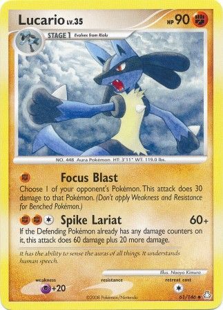 Lucario 61/146-Kantocards