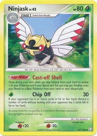 Ninjask 67/146-Kantocards
