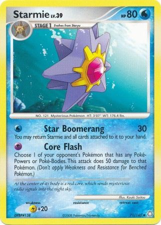 Starmie 71/146-Kantocards
