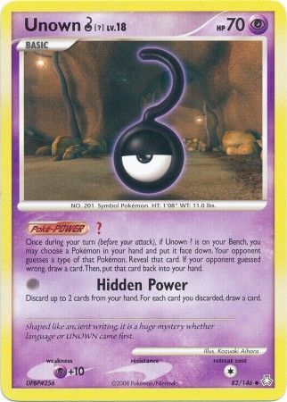 Unown ? 82/146-Kantocards