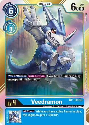 Veedramon BT1-115 (Secret Rare)-Kantocards