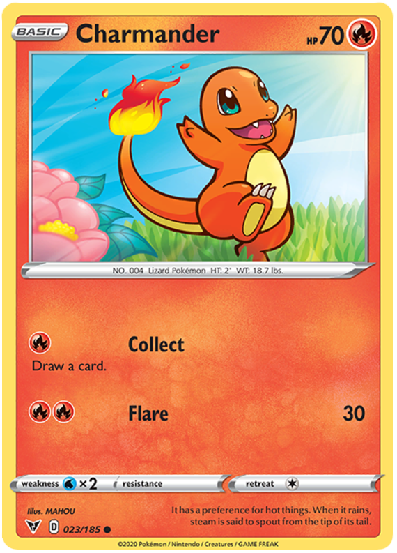 Charmander 023/185-Kantocards