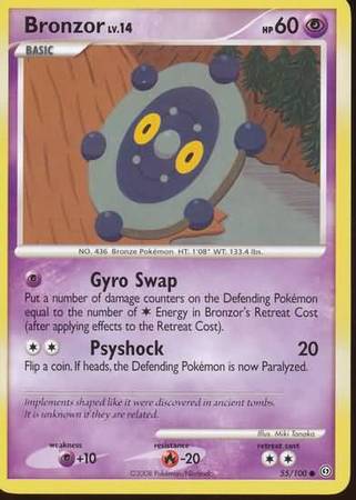 Bronzor 55/100-Kantocards