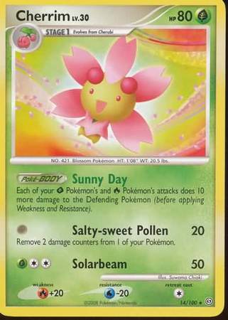 Cherrim 14/100-Kantocards