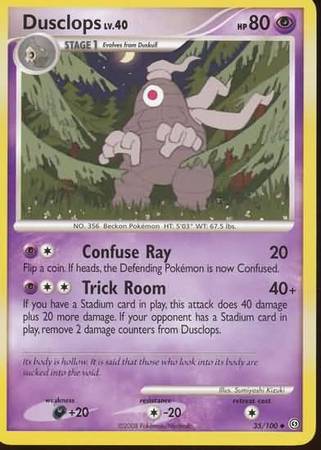 Dusclops 35/100-Kantocards