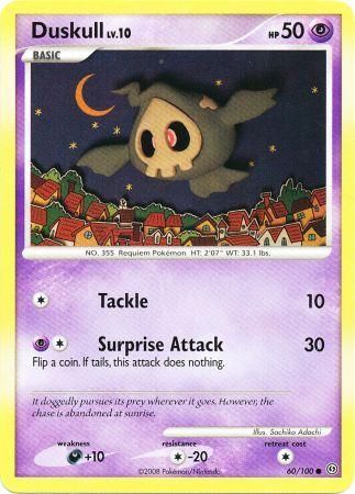 Duskull 60/100-Kantocards