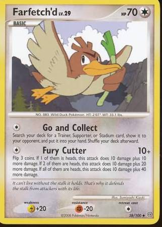 Farfetch'd 38/100-Kantocards