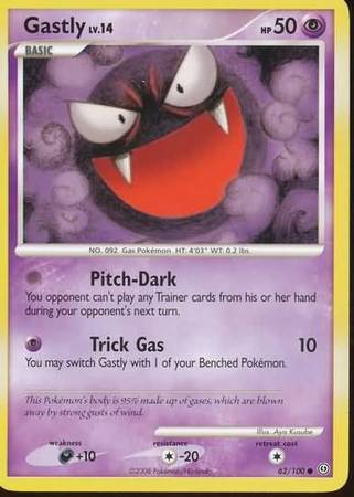 Gastly 62/100-Kantocards