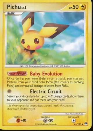 Pichu 45/100-Kantocards