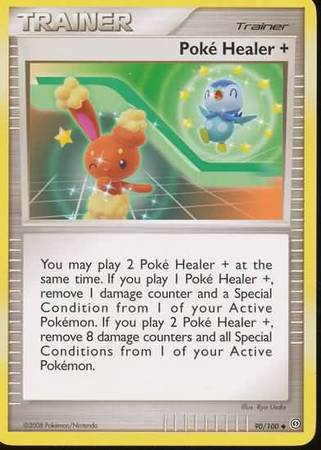 Poké Healer + 90/100-Kantocards