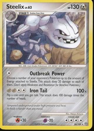 Steelix 28/100-Kantocards