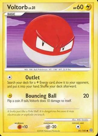 Voltorb 81/100-Kantocards