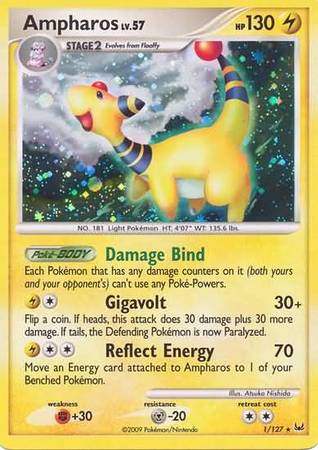 Ampharos 1/127-Kantocards