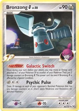 Bronzong Pokémon G 41/127-Kantocards
