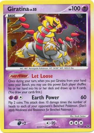 Giratina 9/127-Kantocards