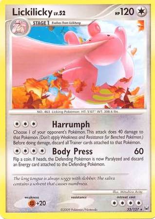 Lickilicky 33/127-Kantocards