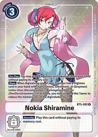 Nokia Shiramine BT5-092 (Box Topper)-Kantocards