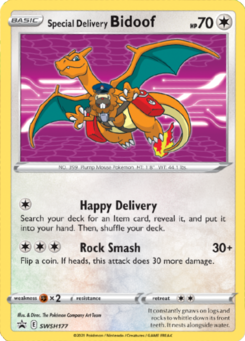 Special Delivery Bidoof SWSH177-Kantocards