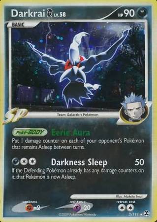 Darkrai Pokémon G 3/111-Kantocards