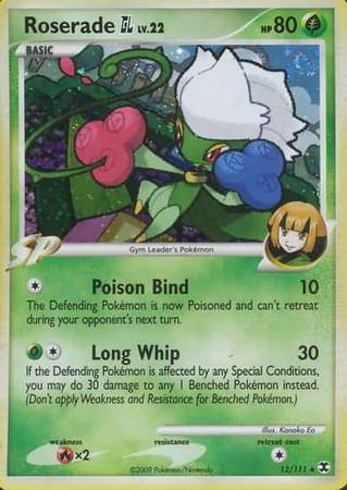 Roserade Pokémon GL 12/111-Kantocards