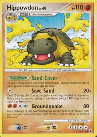 Hippowdon 25/111-Kantocards