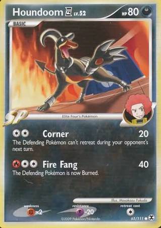 Houndoom Pokémon 4 65/111-Kantocards