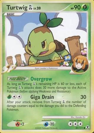 Turtwig Pokémon GL 85/111-Kantocards