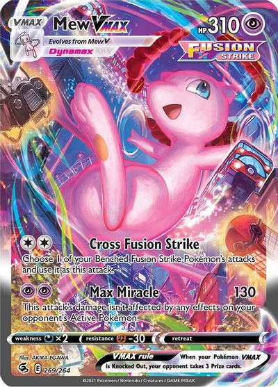 Mew VMAX 269/264-Kantocards