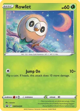 Rowlet SWSH220 - Holo-Kantocards