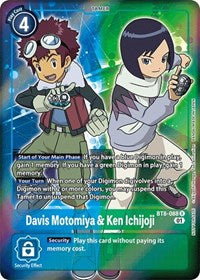 Davis Motomiya & Ken Ichijoji BT8-088 (Box Topper) Sellado-Kantocards