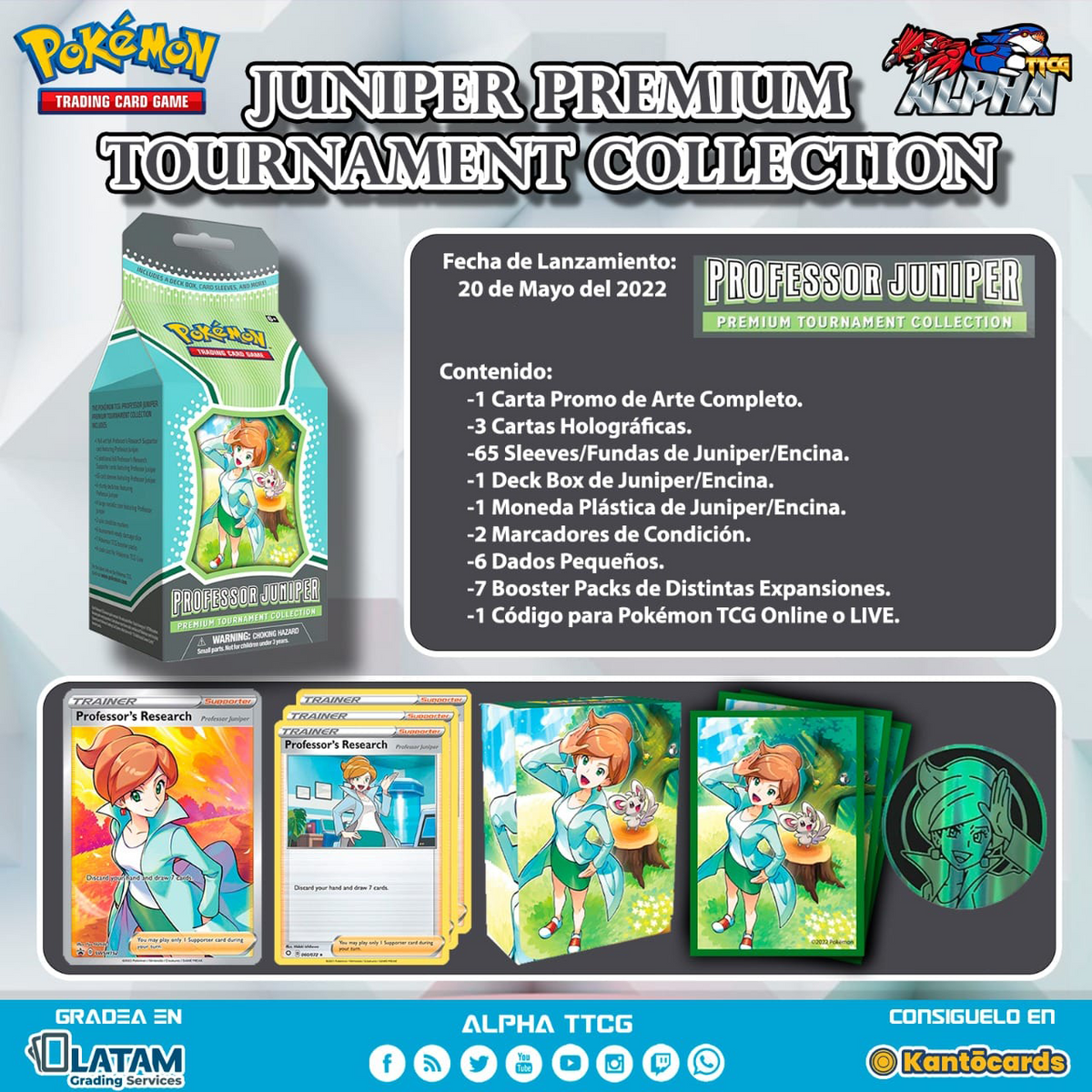 Professor Juniper Premium Tournament Collection-Kantocards
