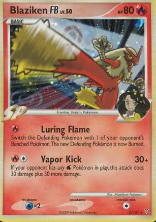 Blaziken Pokémon FB 2/147-Kantocards