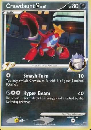 Crawdaunt Pokémon G 23/147-Kantocards