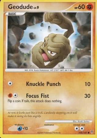 Geodude 105/147-Kantocards