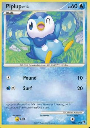 Piplup 121/147-Kantocards
