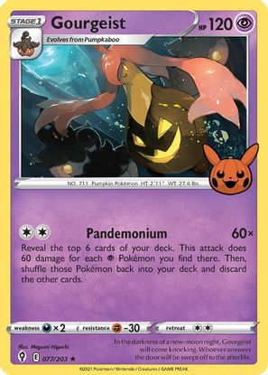 Gourgeist 77/203 - Holo (Trick or Trade)-Kantocards