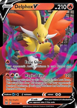 Delphox V 027/196-Kantocards