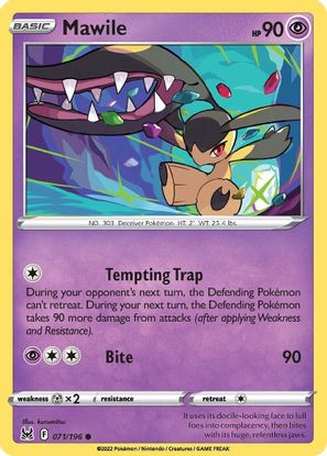 Mawile 071/196-Kantocards