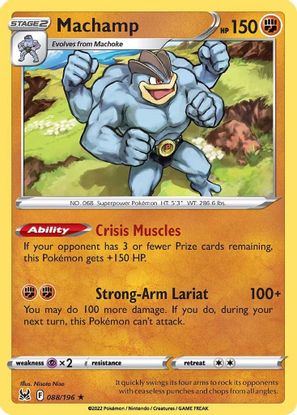Machamp 088/196 - Holo-Kantocards
