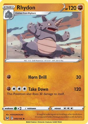 Rhydon 090/196-Kantocards