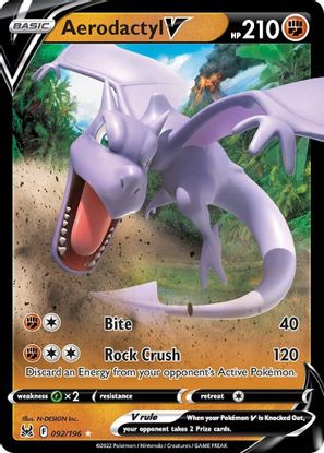 Aerodactyl V 092/196-Kantocards