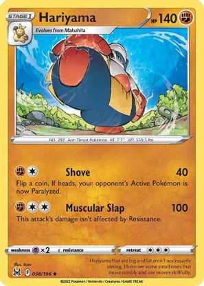 Hariyama 098/196-Kantocards