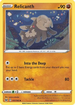 Relicanth 101/196-Kantocards
